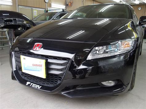 ホンダ CR Z C west製フロントバンパ塗装取付 神奈川県よりご来店のお客様です 東京 立川 板金塗装車の傷へこみ修理