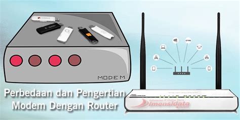 Pengertian Dan Perbedaan Antara Router Dengan Modem