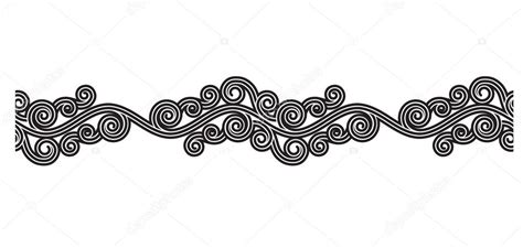 Seamless Horizontal Border — Stock Vector © Nurrka 6593695