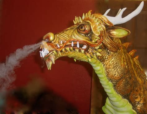 A Dragon I Sculpted And I Got Smoke To Come Out Of His Nose Dragon