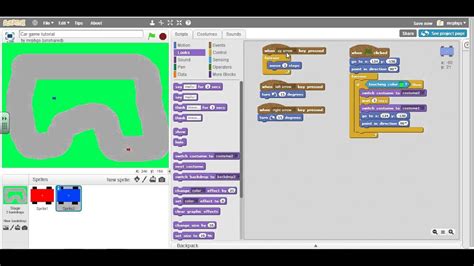 Scratch 20 Car Racing Game 5 Creating A 2 Player Game Youtube