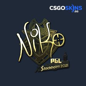 Sticker NiKo Gold Stockholm 2021 CSGOSKINS GG