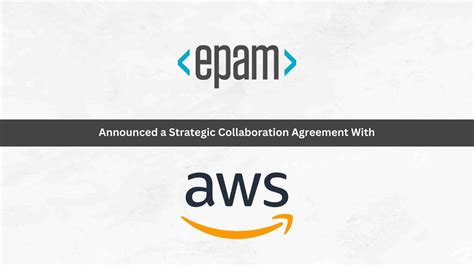 Epam Signs Strategic Collaboration Agreement With Aws To Help