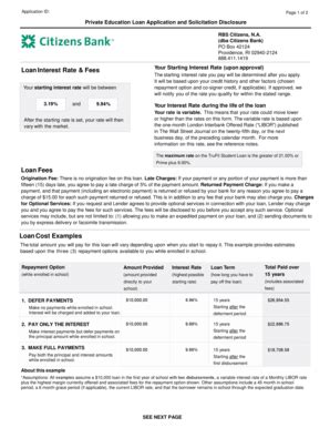 Fillable Online Marywood Private Education Loan Application And