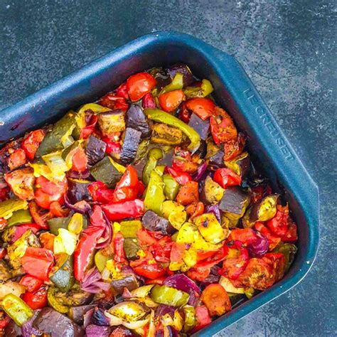 Ratatouille Confite Au Four Recette Facile La Cerise Sur Le Maillot