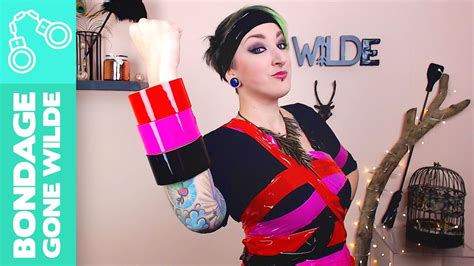 5 Reasons To Try Bondage Tape Bondage Gone Wilde Youtube