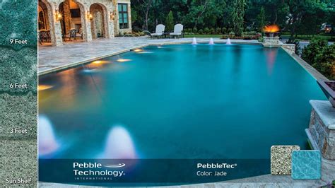 Jade Pebbletec Pool Finishes