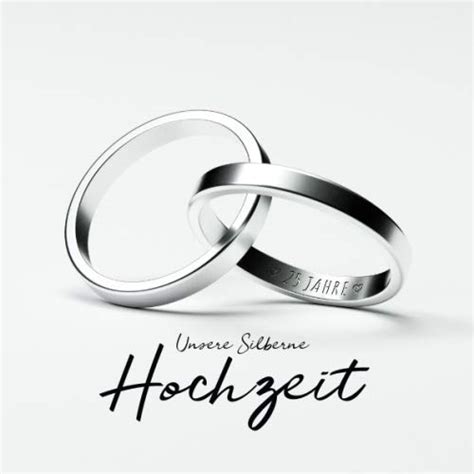 Unsere Silberne Hochzeit Gästebuch zum 25 Hochzeitstag Goldene