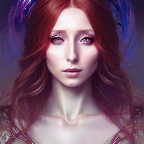 Lexica Elcin Sangu As A Fantasy Magic Woman Portrait Sci Fi Amber Eyes Face Long Hair