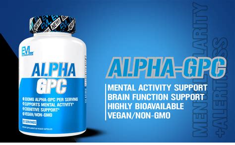 Alpha Gpc Capsules Evlution Nutrition