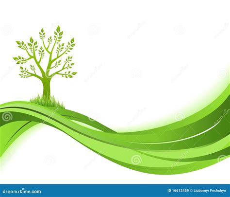 Fondo Verde De La Naturaleza Ilustraci N Del Concepto De Eco