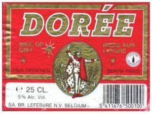 Drink Label Dor E Brouwerij Lefebvre Belgiumcol Be Beer