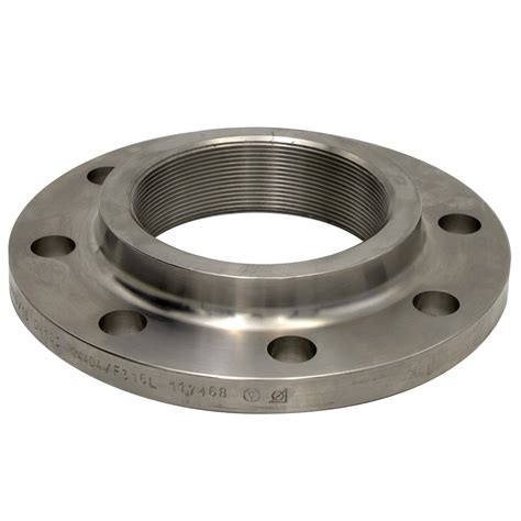 Threaded Flange EN 1092 1 T 13 PN10 40 DN40 AISI316TI INDURA