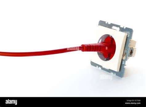 Power Cord Wall Socket White Cable Hi Res Stock Photography And Images