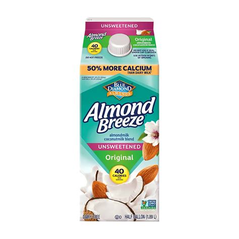 Almond Breeze Unsweetened Original Almondmilk Coconutmilk Milk Pick