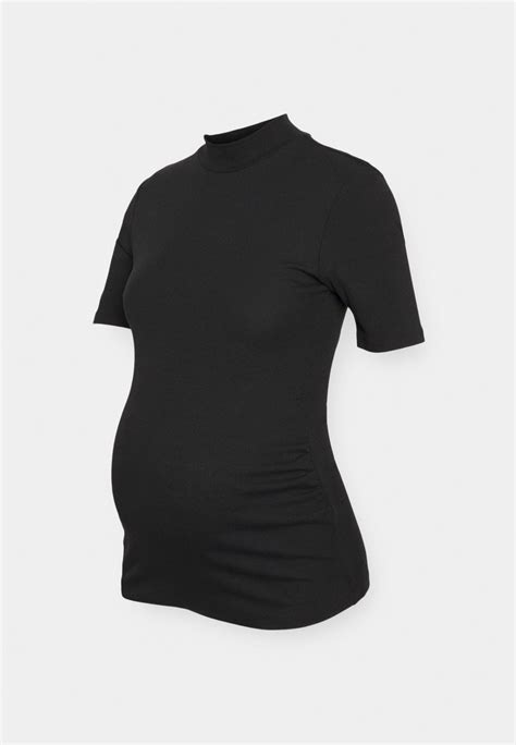 Pieces Maternity Pmbirdie T Neck Basic T Shirt Black Zalandode