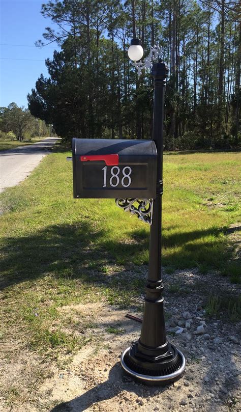 Mailbox post built by Donny Hoffman | Mailbox post, Mailbox, Outdoor decor