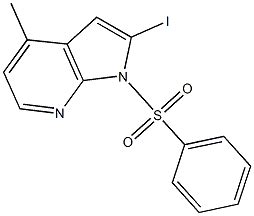 Phenylsulphonyl Iodo Methyl Azaindole Cas