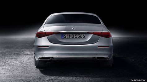 2021 Mercedes Benz S Class Color High Tech Silver Rear Caricos