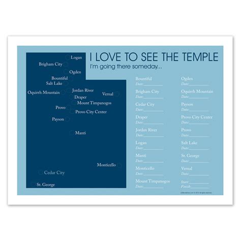 Utah Temple Map in LDS Posters on LDSBookstore.com