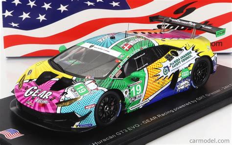 Spark Model Us Echelle Lamborghini Huracan Gt Evo Team Gear