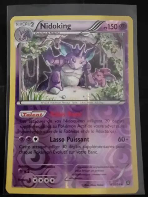 CARTE POKÉMON NIDOKING Reverse 45 114 XY11 Offensive vapeur Fr vf EUR 5