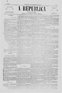 O Que Foi O Manifesto Republicano - Manifesto Republicano – Wikipédia, a enciclopédia livre