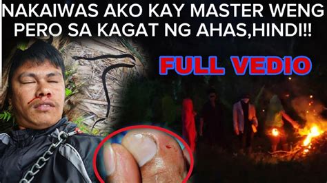 Makapigil Hiningang Pagtakas Kay Master Weng Pero Nakagat Ng Ahas