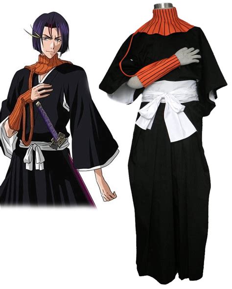 Bleach Yumichika Ayasegawa Soul Reaper Kimono Cosplay Costumes