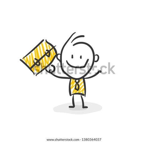 Smiling Business Stick Figure Vector Stock Vector (Royalty Free ...