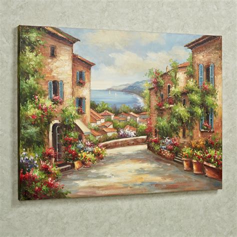 Summer In Tuscany Handpainted Canvas Art Art Canvas Art Painting