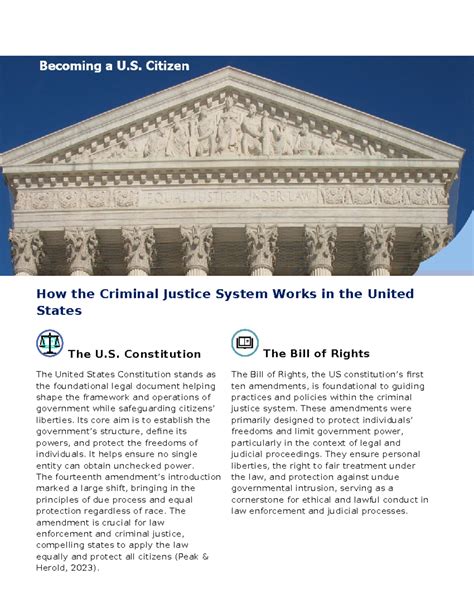 Cj 112 Project One How The Criminal Justice System Works In The