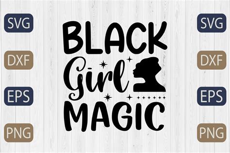 Black Girl Magic Svg Graphic By Graphicbd · Creative Fabrica