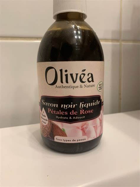 Olivéa Savon Noir Liquide Pétales de Rose INCI Beauty