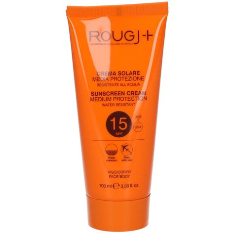 ROUGJ Crema Solare SPF 15 Protezione Media 100 Ml Redcare