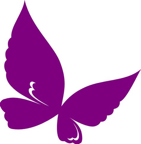 Purple.butterfly Clip Art at Clker.com - vector clip art online, royalty free & public domain