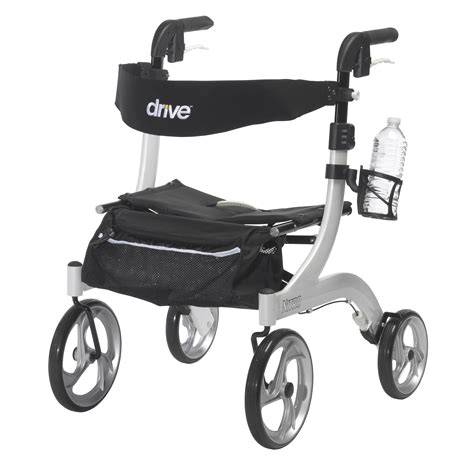 Buy Drive Medical Heavy Duty Nitro Euro Style Walker Rollator Black 10266hd In Stock Now