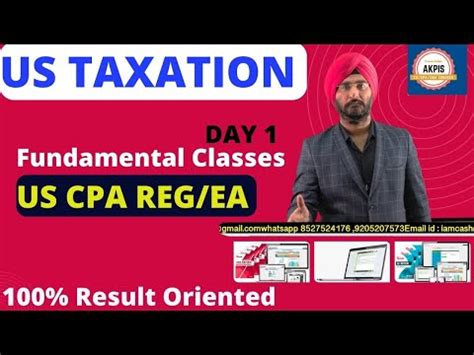 Us Taxation Basic Concepts I Uscpa Regulation I Enrolledagent