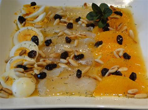 Cocinan Ensalada De Bacalao Con Naranja