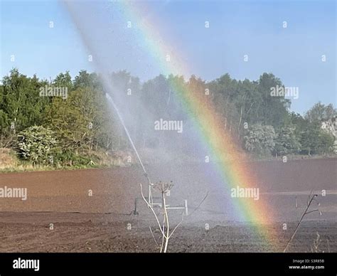 End of a rainbow Stock Photo - Alamy