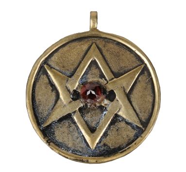 Aleister Crowley's Jewel-studded Unicursal Hexagram Amulet - Warehouse ...