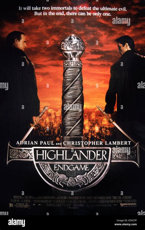 Highlander Endgame Poster From Left Christopher Lambert Adrian