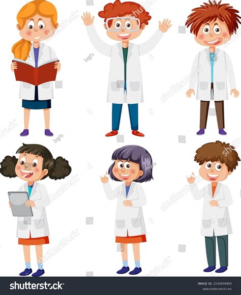 Scientist Cartoon Kids