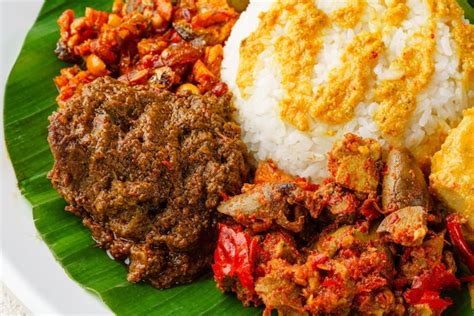 Premium Photo Beef Rendang Or Nasi Rendang Sapi Is A Minang Dish