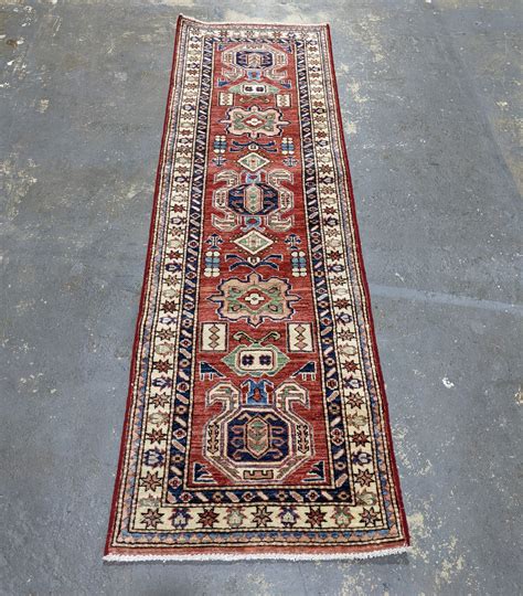 Kazak Style Afghani Runner Jahann Sons