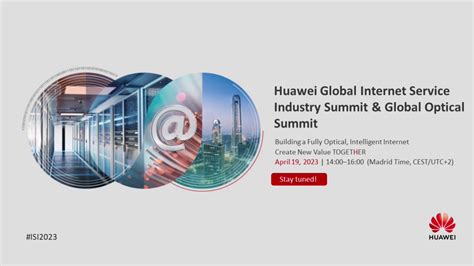 Huawei Enterprise Europe On Twitter Get Ahead In The Isi Industry By