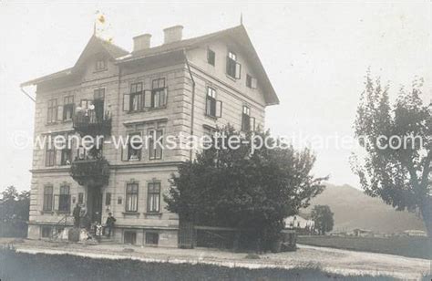 Fotokarte Itzling Paischers GH um 1920 Wiener Werkstätte Postkarten