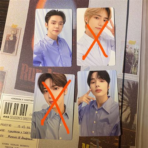 Wts Lfb Txt Seasons Greetings Sg Sg Photocard Official