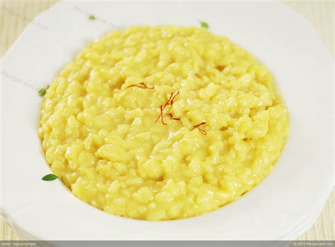 Saffron Risotto Recipe | RecipeLand