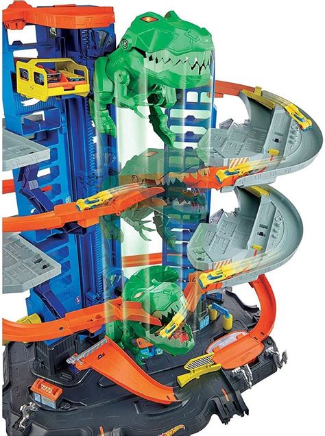 Hot Wheels City Mega Garaż T Rexa Gjl14 Zabawki Samochody I Pojazdy